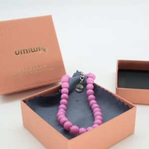 Armband aus Glasperlen mit Silberverschluss (925er) von Umiwi in verschiedenen Farben