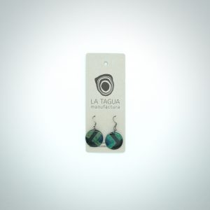 La Tagua Manufactura Ohrringe Cipacoaret – Türkis
