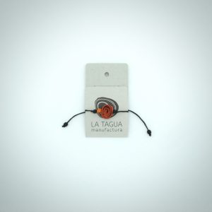 La Tagua Armband „Floripu“ aus Orangenschale und Açaí-Beeren