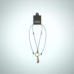 La Tagua Halskette „Arito“ aus Tagua-Nuss – Grün