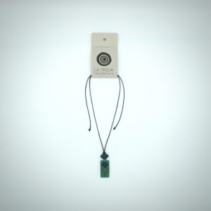 La Tagua Manufactura Halskette Kogi – Türkis