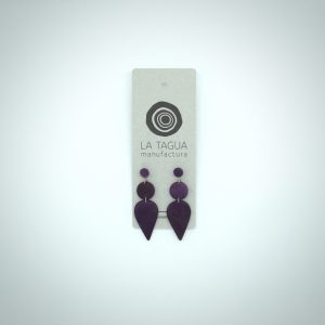 La Tagua Manufactura Ohrringe Lagripo – Lila