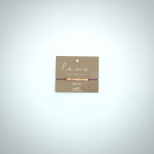 Eydl Armband „Love“ im Morsecode aus Ahornholz