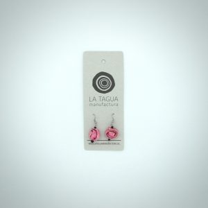 La Tagua Manufactura Ohrringe Caracola – Pink
