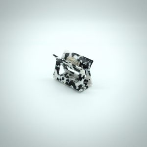 Sasstie Haarklammer Office Black Marble